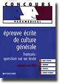 Epreuve écrite de culture générale français : question sur un texte - Marie PEAN