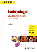 Embryologie Développement précoce chez l'humain - M.CATALA