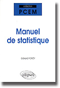 Manuel de statistique - Grard FORZY - ELLIPSES - PCEM