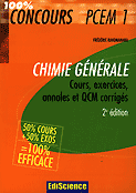 Chimie gnrale - Frdric RAVOMANANA - EDISCIENCE - 100% Concours PCEM 1