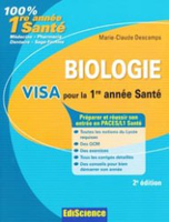 Biologie Visa pour la 1re année santé - Marie-Claude DESCAMPS