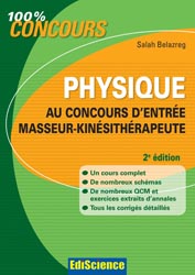 Physique au concours d'entrée Masseur-Kinésithérapeute - Salah BELAZREG