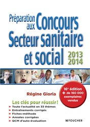 Préparation aux concours secteur sanitaire et social 2013-2014 - Régine GIORIA