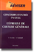 Concours d'entrée en IFSI L'épreuve de culture générale - V.SERRIÈRE, V.SOKOLOFF