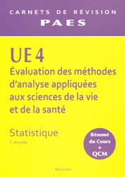 UE4 Statistique - T. ANCELLE - MALOINE - Carnets de révision PAES