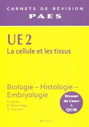 UE2 Biologie - Histologie - Embryologie - O. OUDAR, B. MARTIN-PONT, N. CHARNAUX - MALOINE - Carnets de révision PACES