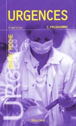 Guide poche des urgences - Christophe PRUDHOMME - MALOINE - Guide poche