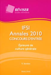 IFSI Annales 2010 - V. SERRIÈRE