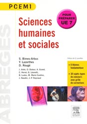 Sciences humaines et sociales - S. BIMES-ARBUS, Y. LAZORTHES, D. ROUGÉ