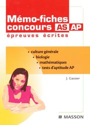 Mémo-fiches concours AS AP épreuves écrites - J.GASSIER