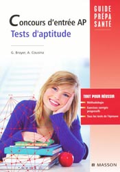Concours d'entrée AP Tests d'aptitude - G.BROYER, A.COUSINA