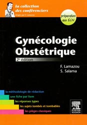 Gynécologie Obstétrique - F.LAMAZOU, S.SALAMA - MASSON - La collection des conférenciers