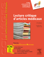 Lecture critique d'articles médicaux - D.JOLLY, J.ANKRI, F.CHAPUIS, P.CZERNICHOW, P.FRANÇOIS, F.GUILLEMIN, J.LABARÈRE, COLLÈGE UNIVERSITAIRE DES ENSEIGNANTS DE SANTÉ PUBLIQUE