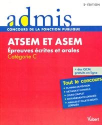 ATSEM et ASEM - lodie LAPLACE - VUIBERT - Admis Concours de la fonction publique