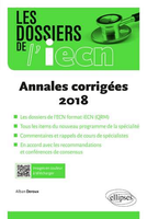 ECNi  Annales corrigées 2018 - Alban Deroux