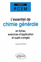 L'essentiel de chimie générale - Laurent SALLES