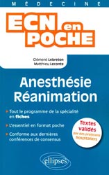 Anesthésie - Réanimation - Clément LEBRETON, Matthieu LECONTE