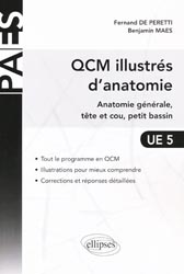 QCM illustrés d'anatomie - Fernand DE PERETTI, Benjamin MAES