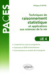Techniques de raisonnnement statistique et applications aux sciences de la vie UE4 - Philippe D'ATHIS