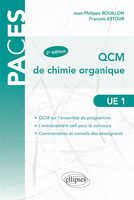 QCM de chimie organique UE1 - Jean-Philippe BOUILLON, François ESTOUR