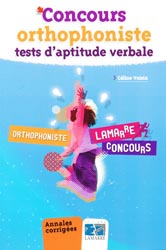 Concours orthophoniste  -  tests d'aptitude verbale - Céline VOISIN