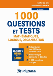 1000 questions et tests de mathématiques, logique, organisation - Gaëlle TOLEDANO