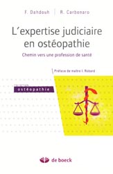 L'expertise judiciaire en ostéopathie - F. DAHDOUH, R. CARBONARO