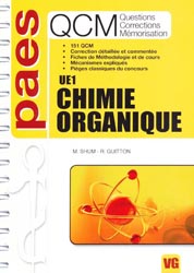 Chimie Organique  UE1 - M. SHUM, R. GUITTON - VERNAZOBRES - PAES