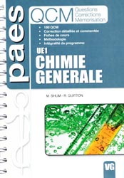 Chimie gnrale UE1 - M. SHUM, R. GUITTON - VERNAZOBRES - PAES QCM
