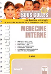 Medecine Interne - E. BAUX - VERNAZOBRES - Sous colles