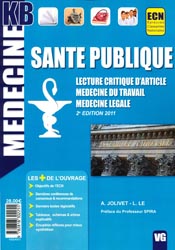 Santé publique - Anne JOLIVET, Laurent LE - VERNAZOBRES - Médecine KB