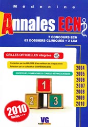 Annales ECN   2004 - 2005 - 2006 - 2007 - 2008 - 2009 - 2010 - collectif - VERNAZOBRES - Médecine