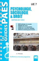 Psychologie - Sociologie & Droit  UE7 - S. PRIESSE - VERNAZOBRES - Les guides du PAES