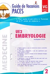 UE2 Embryologie - Jean-Baptiste COLLIN - VERNAZOBRES - Guide de vacances Paces 2