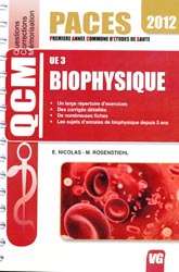 UE3 Biophysique - E.NICOLAS, M. ROSENSTIEHL