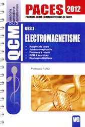Electromagntisme UE 3.1 - Pr TENG - VERNAZOBRES - QCM PACES