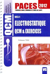 Électrostatique - QCM & exercices UE 3.1 - PR TENG