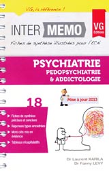 Psychiatrie Pédopsychiatrie et Addictologie - Laurent KARILA, Dr Fanny LEVY - VERNAZOBRES - Inter-mémo 18