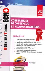 Conférences de consensus et recommandations - Jessie RISSE - VERNAZOBRES - Derniers Tours ECN+