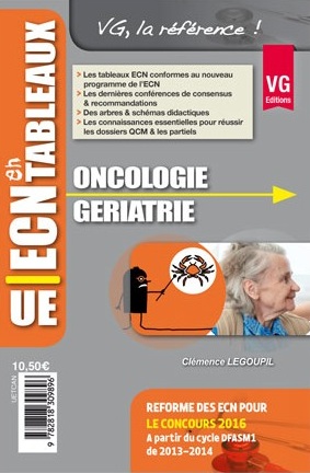 Oncologie Gériatrie - C.LEGOUPIL - VERNAZOBRES - UE ECN en tableaux