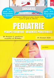 Pdiatrie Pdopsychiatrie Urgences pdiatriques - Julia VERGIER - VERNAZOBRES - Dossiers passerelle ECN