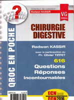 Chirurgie digestive - Radwan KASSIR - VERNAZOBRES - QROC en poche