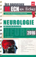 Neurologie Neurochirurgie - Jean-Baptiste DAVION - VERNAZOBRES - UE ECN en fiches