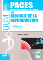 Biologie de la reproduction UE2 Tome 1 - C.DONG, E.PARDO