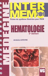 Hématologie - Jérémie LEFEVRE - VERNAZOBRES - Inter-mémo