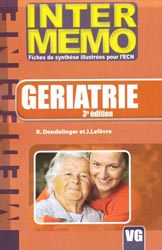 Gériatrie - René DONDELINGER, Jérémie LEFEVRE - VERNAZOBRES - Inter-mémo