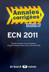 ECN 2011 - Baptiste COUSTET - DE BOECK / ESTEM - 