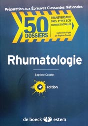 Rhumatologie - Baptiste COUSTET - ESTEM - 50 Dossiers