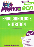 Endocrinologie Nutrition - CHERRUAULT Marlène - ESTEM-VUIBERT - Mémo ECN