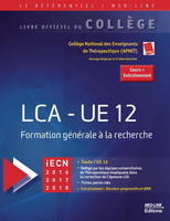LCA - UE 12 - Collège National des Enseignants de Thérapeutique (APNET)